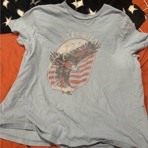 Wrangler Light Blue Wild Spirit Tee